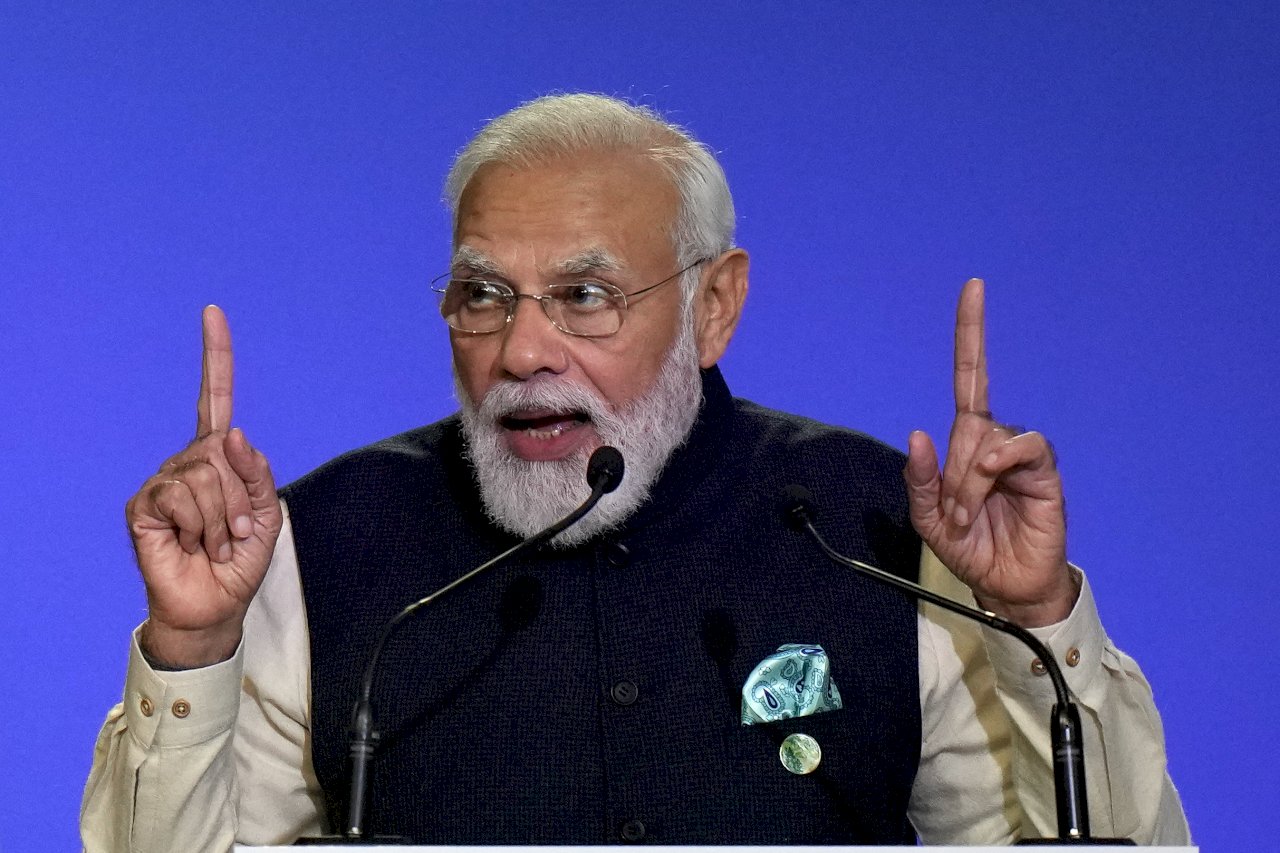 聯合國氣候峰會 印度總理莫迪承諾2070年實現碳中和
