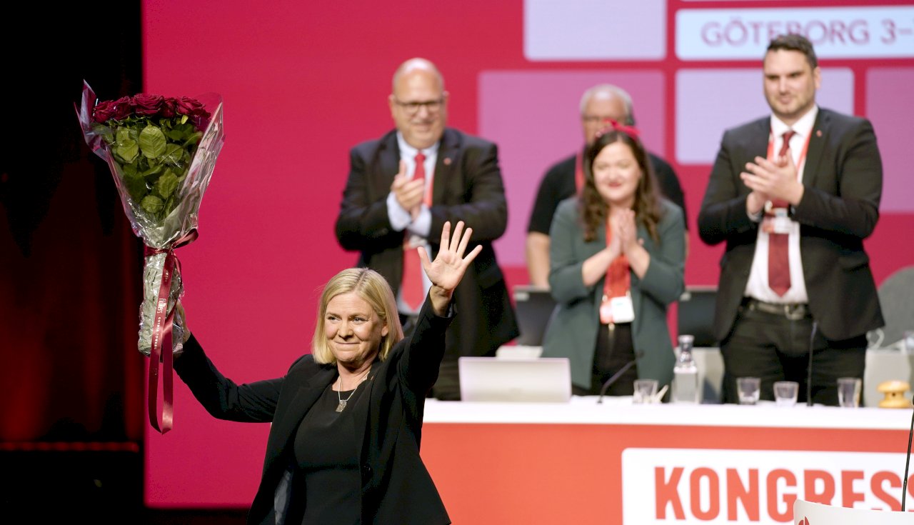接任執政黨黨魁 安德森可望成瑞典史上首位女總理