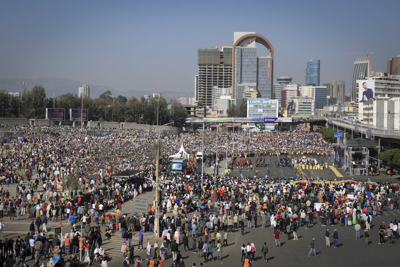 衣索比亞人民集會挺軍方 誓言驅除叛軍