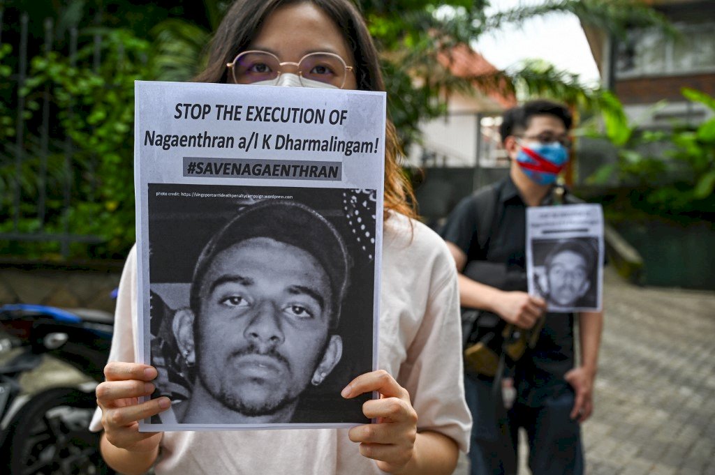 大馬智能障礙毒品走私犯 在新加坡遭處決