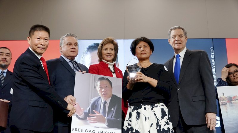 世界人權日前夕 失蹤四年多的中國律師高智晟獲獎
