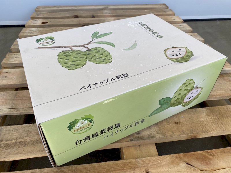 冷凍鳳梨釋迦15日首航日本 直送網購消費者