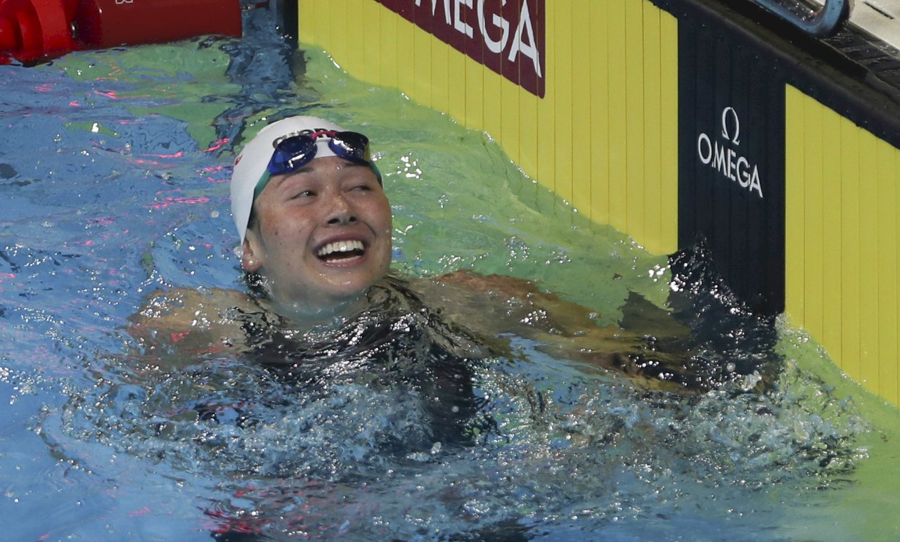 香港游泳史上第一人！ 女飛魚何詩蓓破世界紀錄