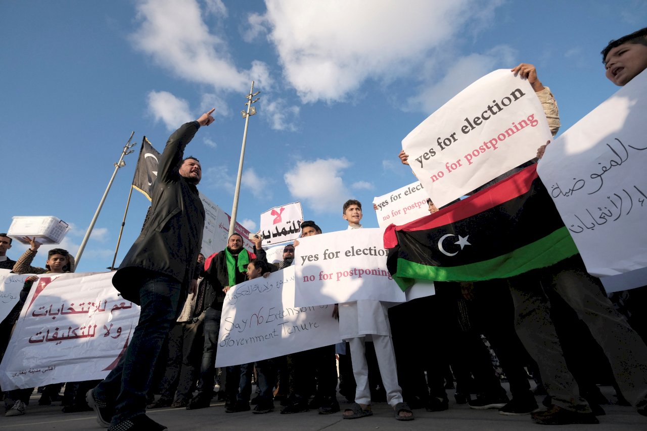 利比亞總統大選延期 西方國家仍承認臨時政府