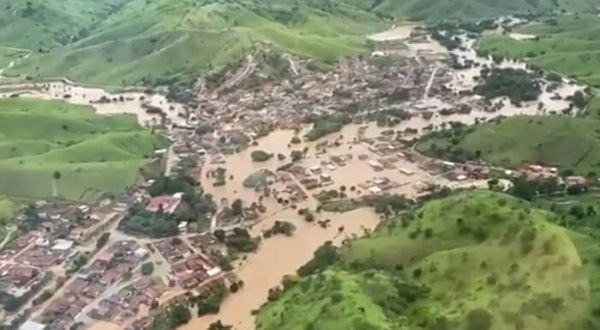 巴西東北部連日豪雨 致水壩崩塌