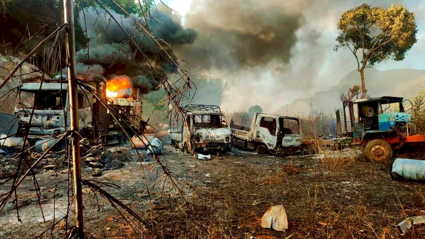 緬甸克耶邦30多人遭軍方屠殺 屍體被燒毀
