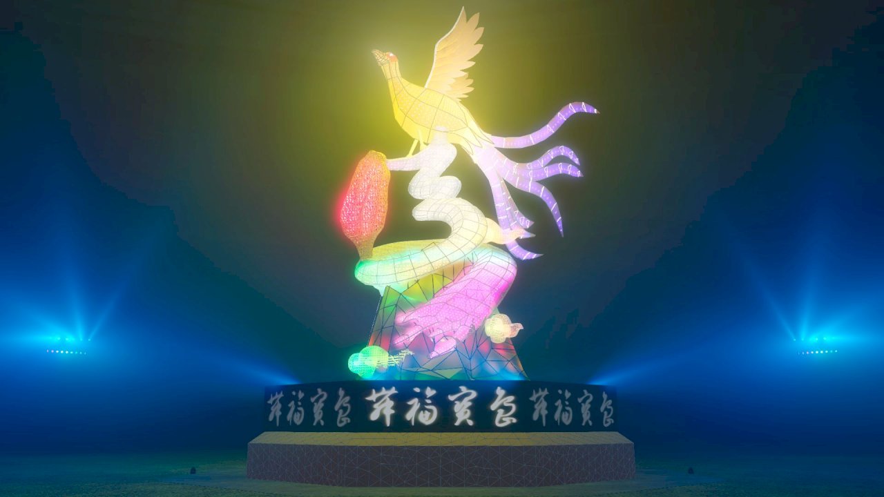 2022台灣燈會 主燈「鳳彩飛舞」暨小提燈「大吉虎」首度曝光