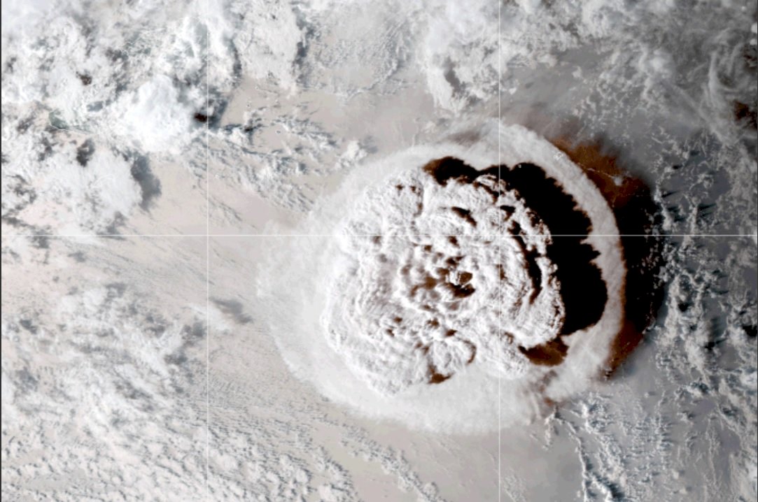 東加海底火山噴發 NASA：威力逾廣島原爆500倍