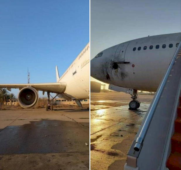 巴格達國際機場遭火箭攻擊 一民航機受損