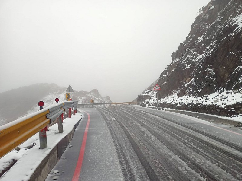 合歡山路面可能結冰  翠峰大禹嶺路段預警性封閉