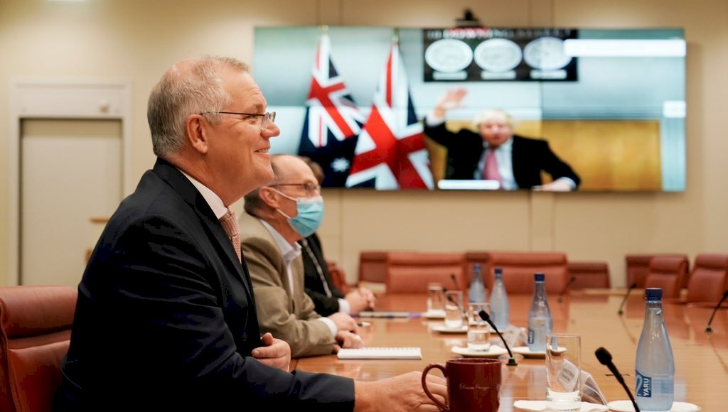 英澳領袖籲台海和平 支持台灣有意義參與國際組織