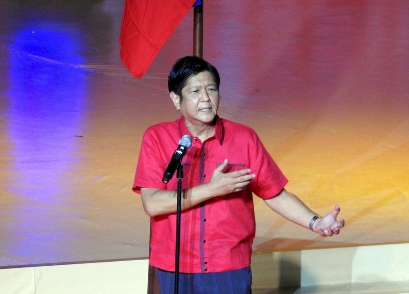菲律賓總統大選 媒體：杜特蒂政黨決定支持小馬可仕