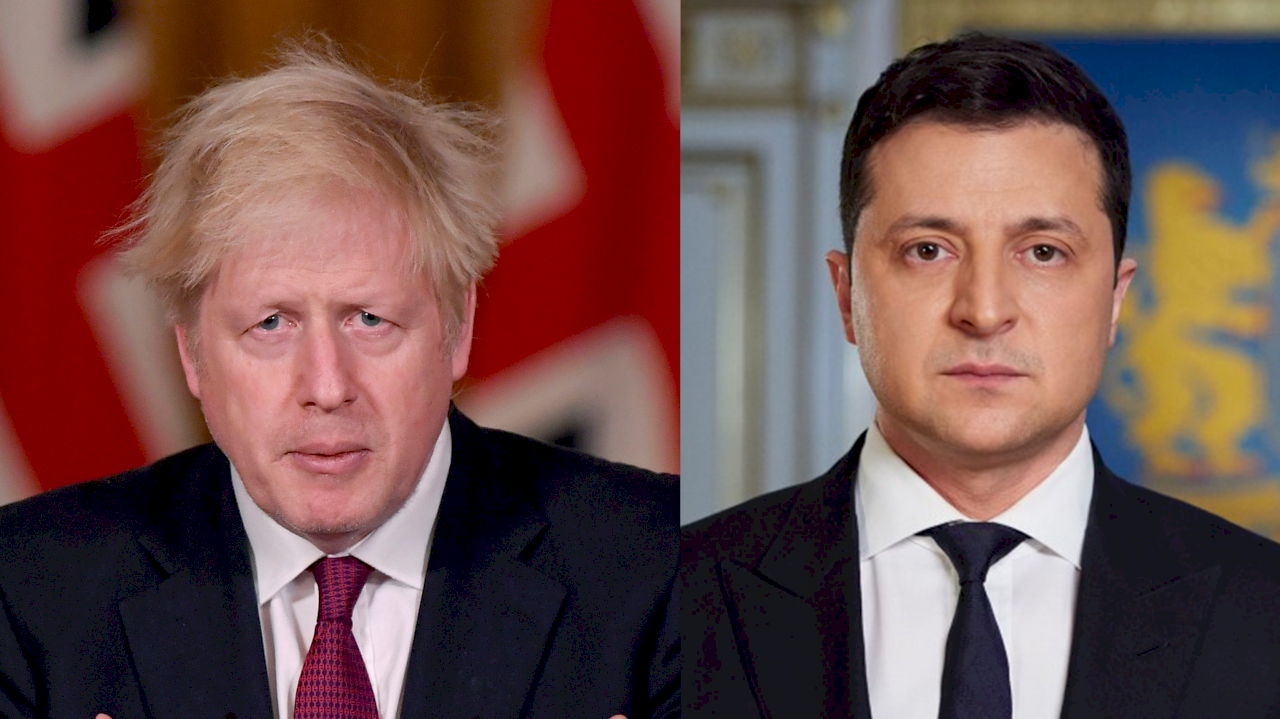 英相與烏克蘭總統通電 承諾英國將加強支持烏
