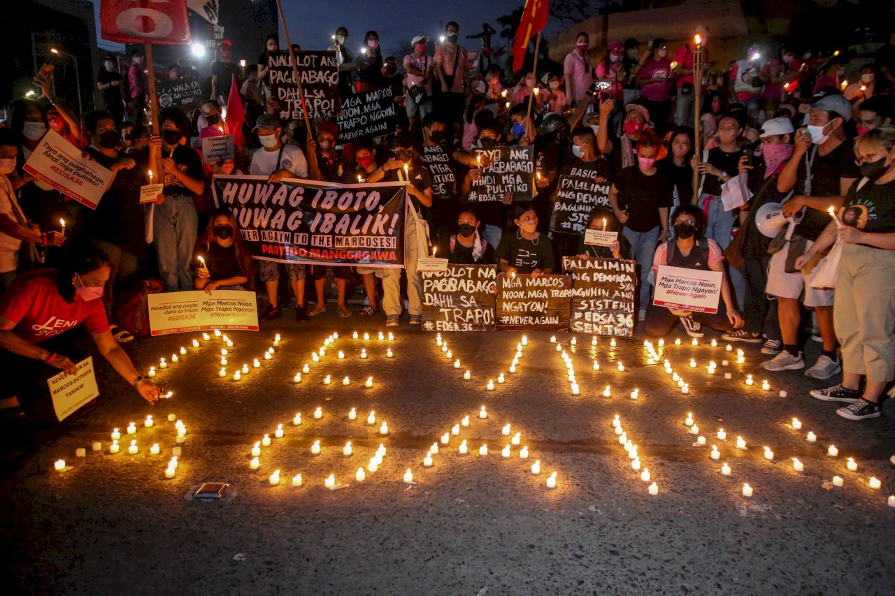 菲律賓主教、抗議者：拒絕重返馬可仕時代