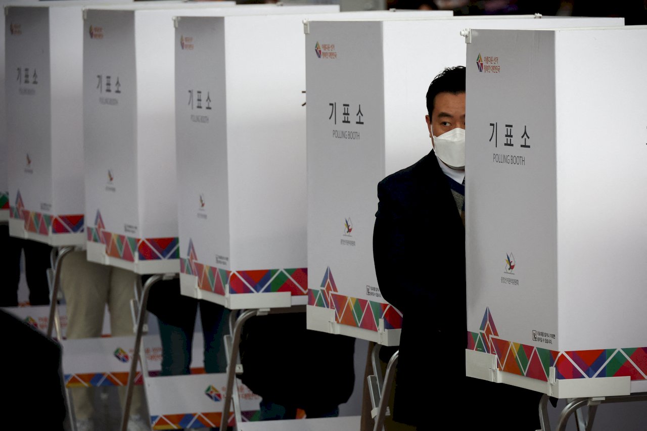 韓國總統大選事前投票率  創新高可望逾30%
