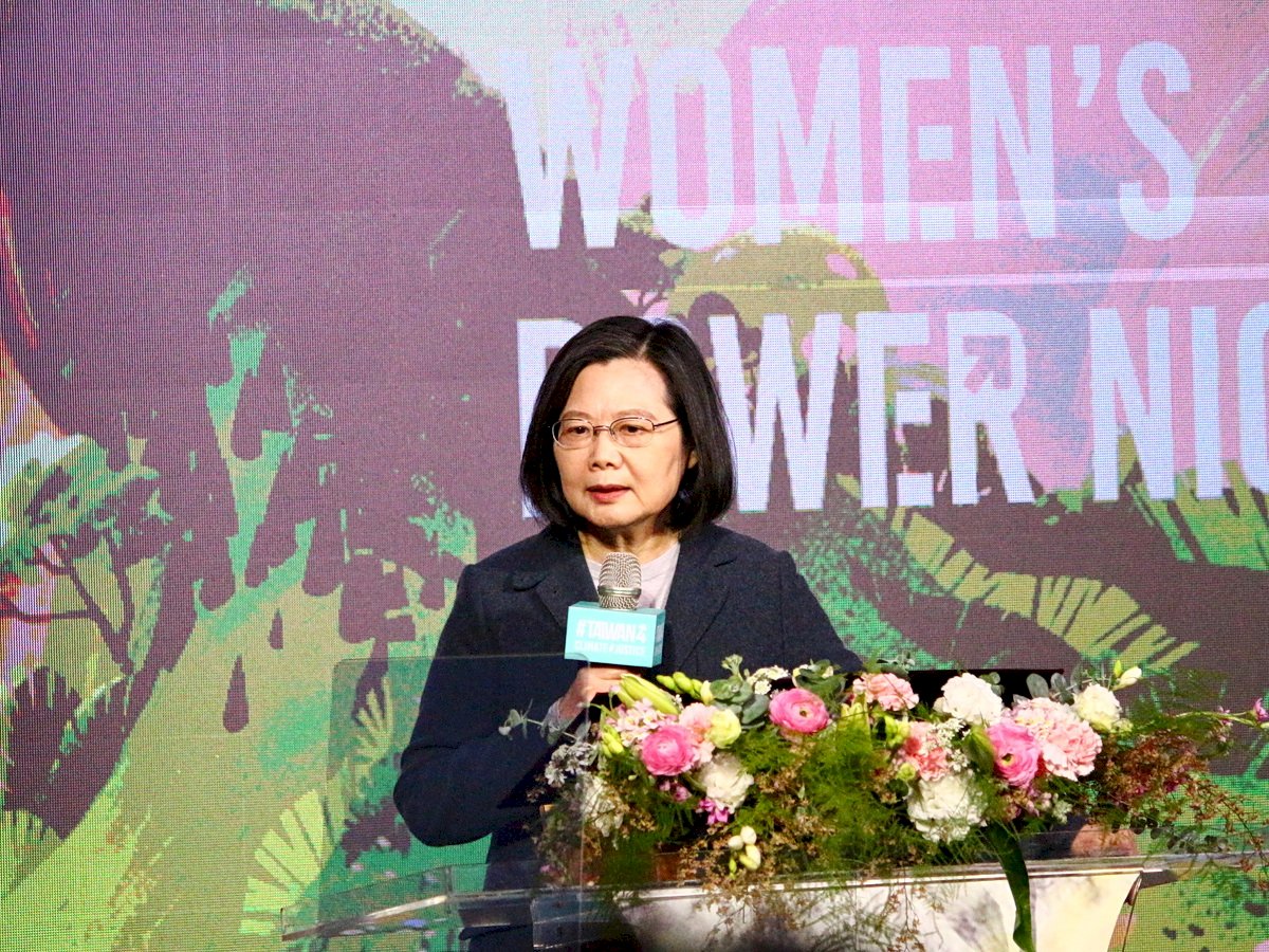 推動性別平等和婦女賦權 總統：台灣一直站在最前線
