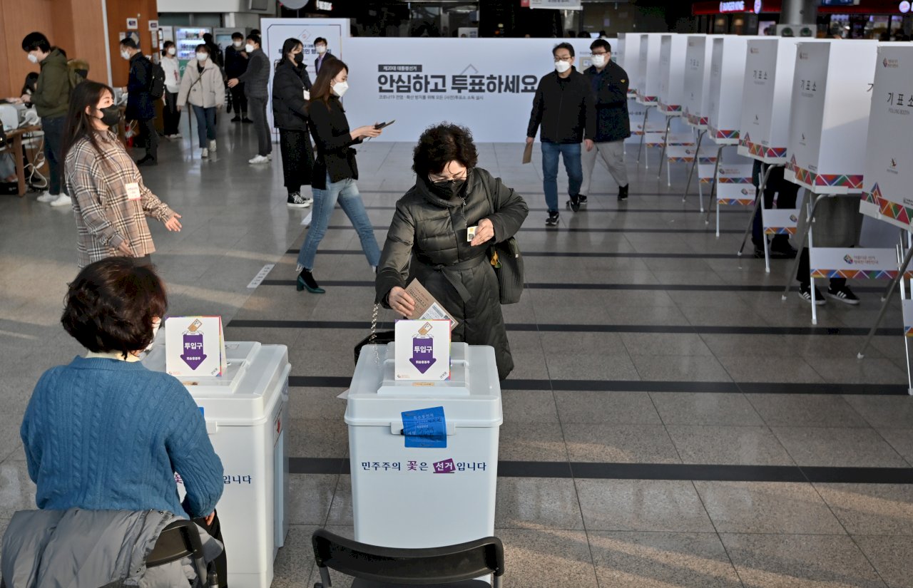 南韓總統大選登場 預料投票率高
