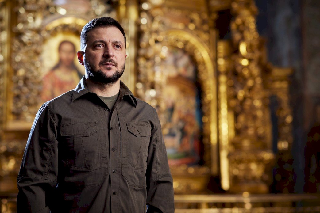 澤倫斯基復活節訊息 矢言邪惡不會摧毀烏克蘭