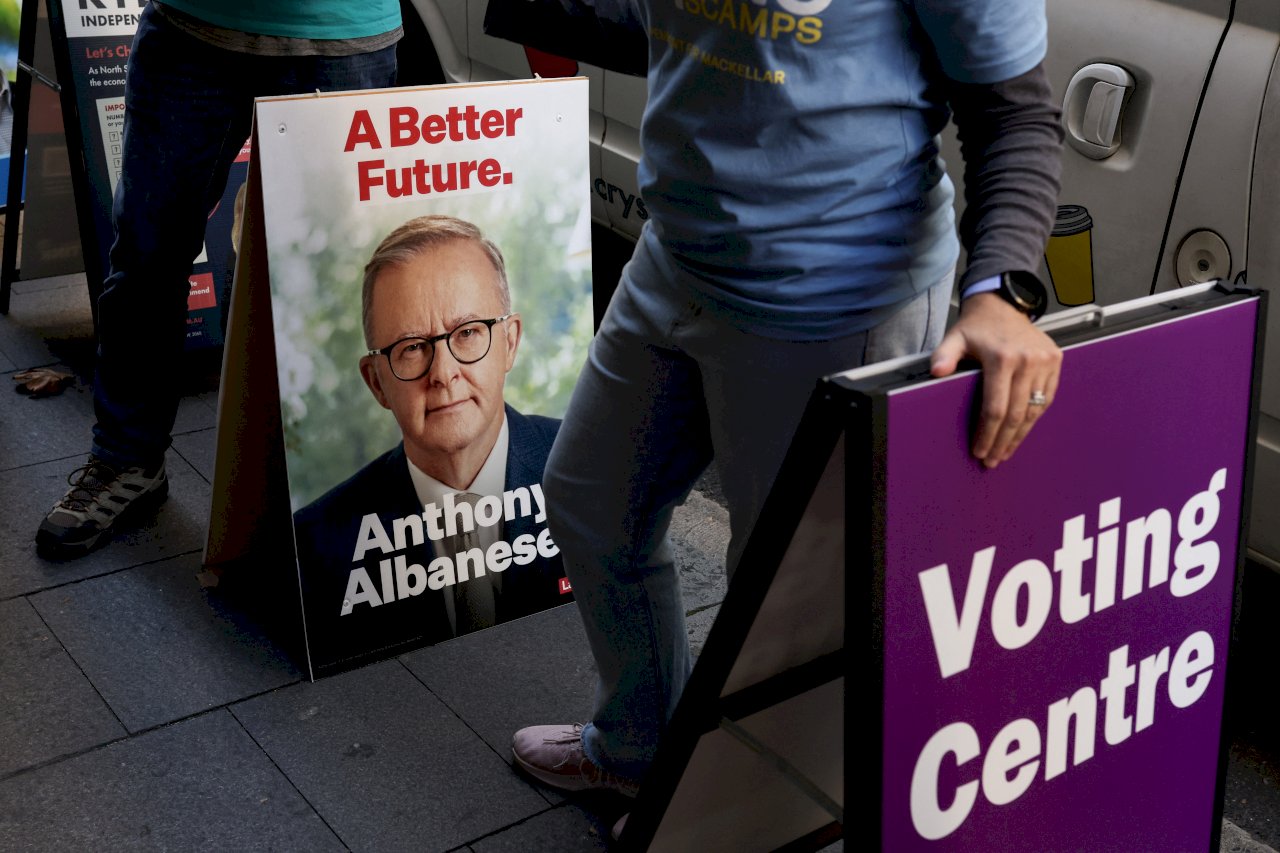 澳洲今舉行大選 反對黨民調微幅領先
