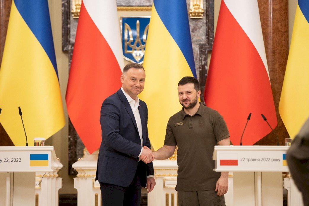 波蘭總統訪基輔會見澤倫斯基 矢言全力支持烏克蘭加入歐盟