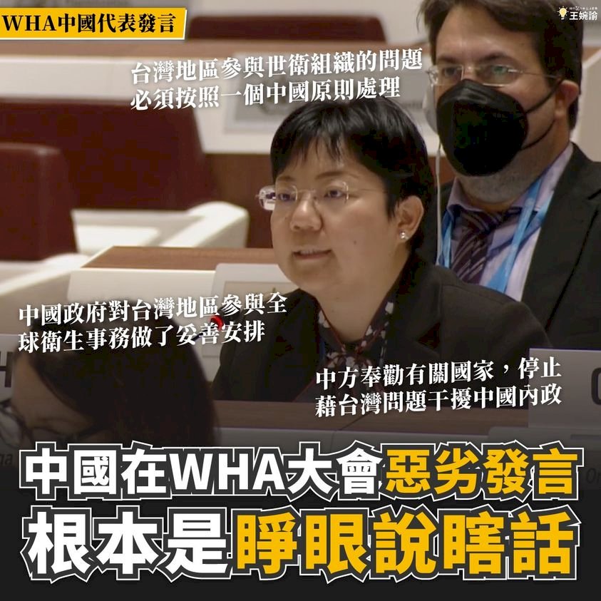 WHA拒台灣於門外 立委批中國做賊的喊捉賊