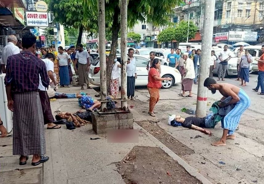 緬甸瓦邦叛軍籲軍政府和談 仰光遭炸彈攻擊1死9傷