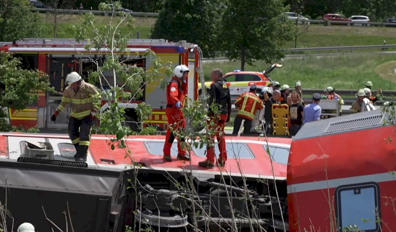 德國南部發生列車脫軌事故 釀3死16人重傷