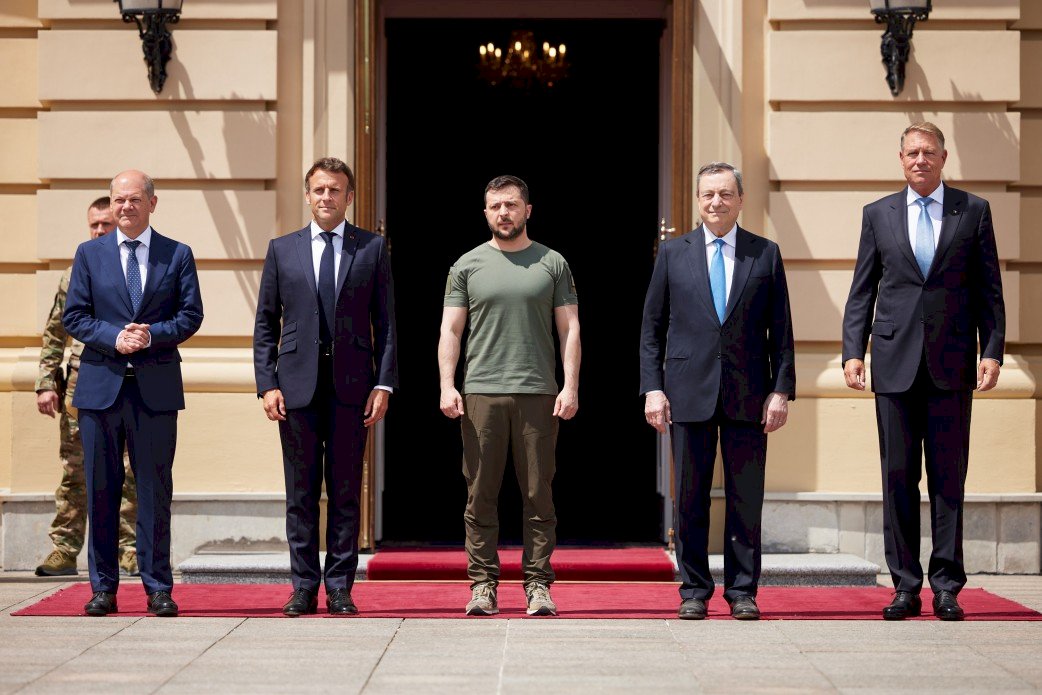 歐盟領導人訪烏克蘭 支持加入歐盟