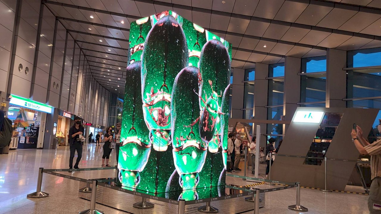 《森態光景》3D裸視動態影像作品  驚艷現身高鐵雲林站