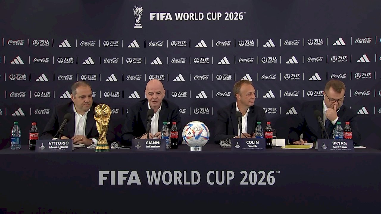 2026世界盃在北美 FIFA：足球將成最夯運動