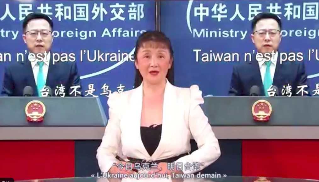 中國戰狼又現身！「台灣非烏克蘭」影片三連發卻遭網友狂打臉