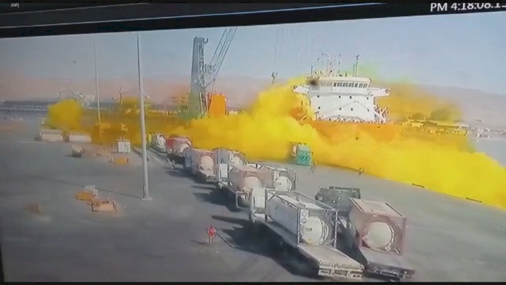 約旦港口氯氣儲槽發生爆炸意外 12死逾250傷