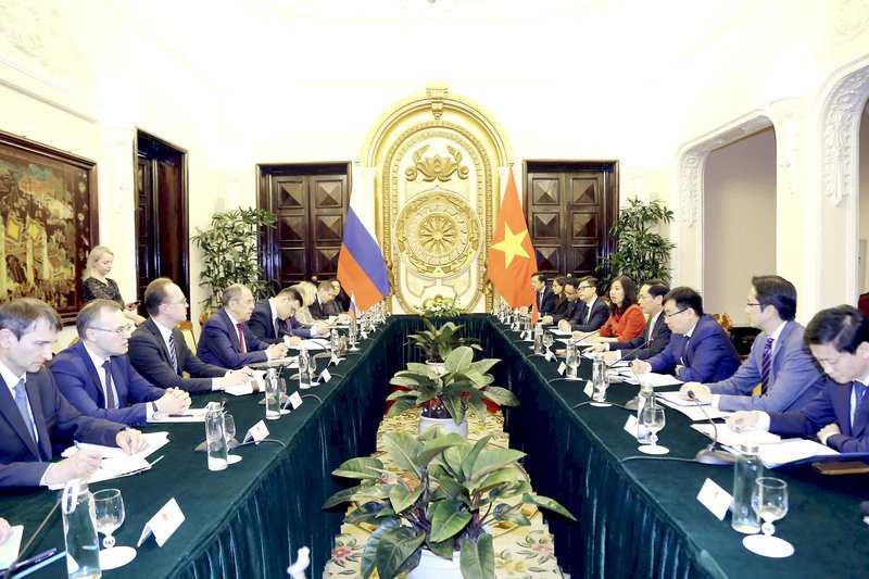 與俄國外長談及烏克蘭 越南重申多元化對外政策