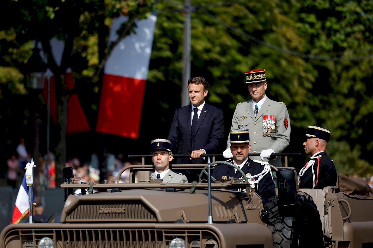 法國國慶閱兵 反映俄烏戰爭盟邦團結一致