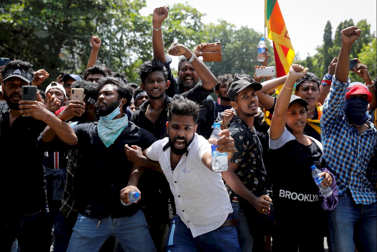 斯里蘭卡示威運動 進入第100天