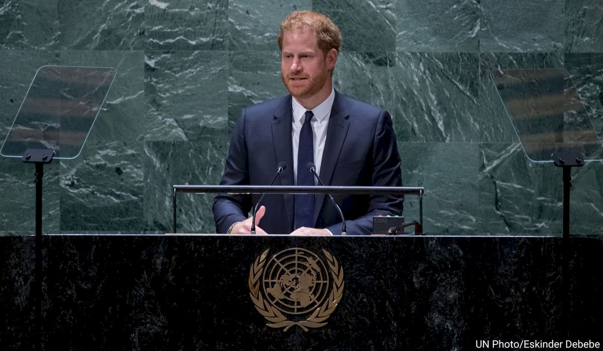哈利王子聯合國致詞：世界民主自由遭受攻擊