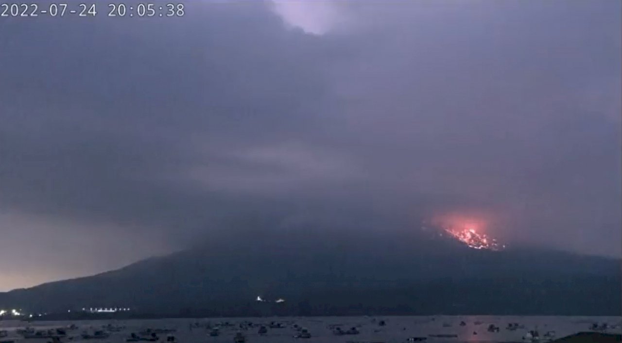 日本櫻島火山噴發 氣象局：對台灣無直接影響