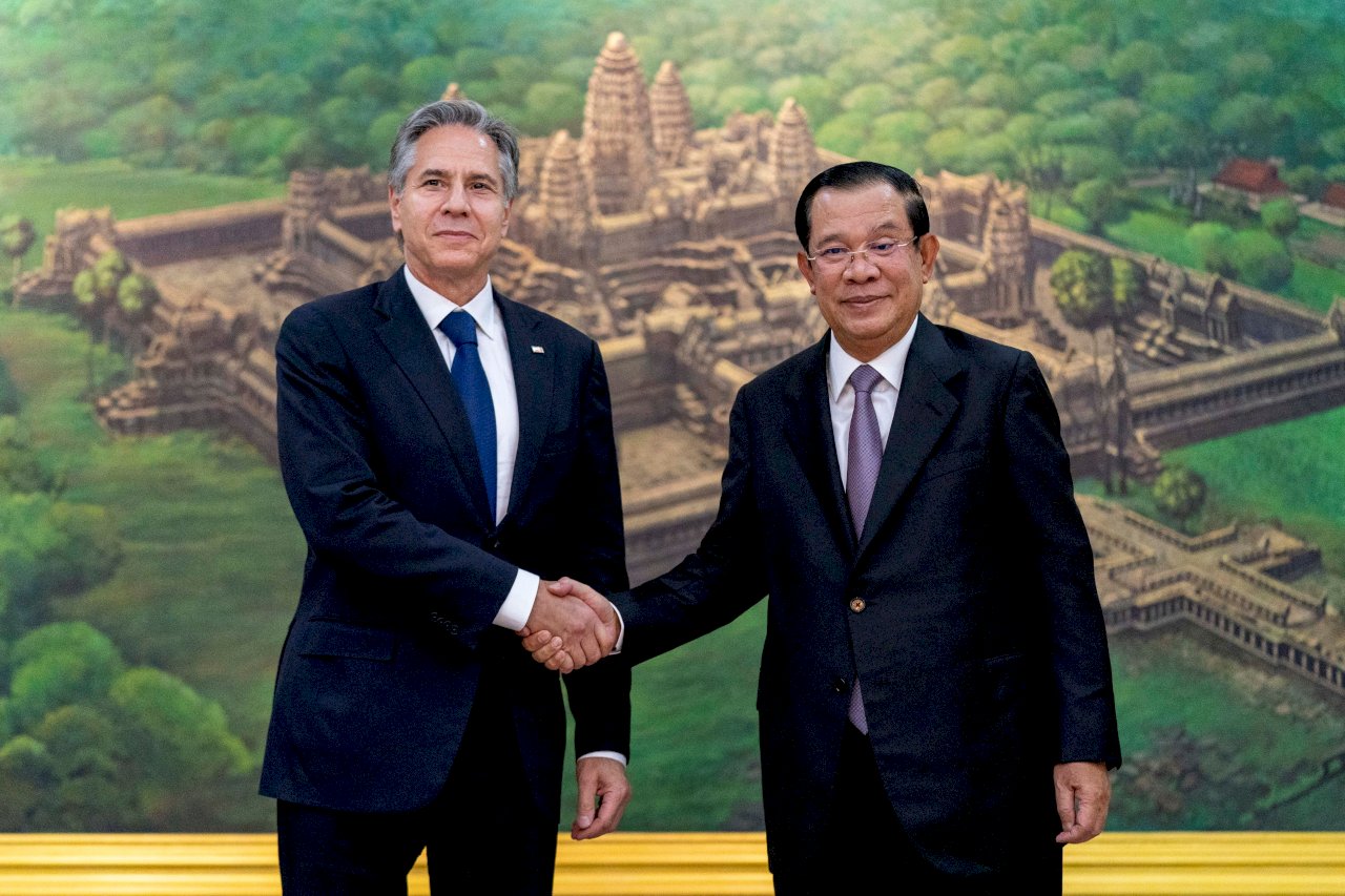 布林肯：美盼與中國盟友柬埔寨強化關係