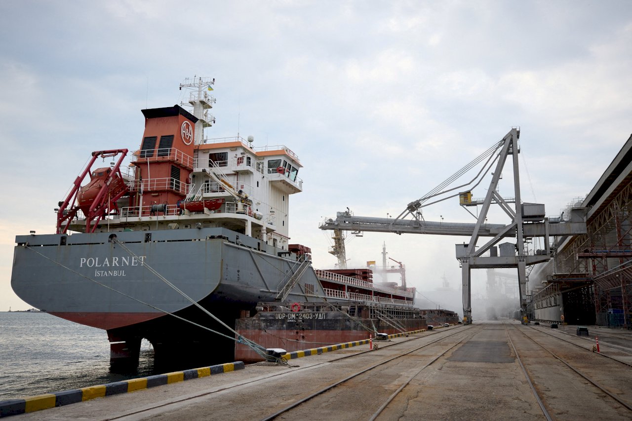又2艘穀物船駛離烏克蘭黑海港口 累計27艘