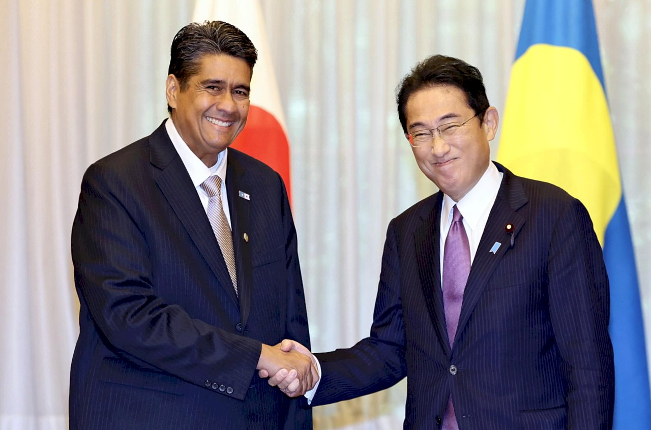 共同社：關切中國圖謀南太 日與帛琉要加強合作