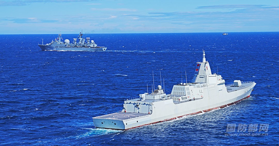 深化軍事關係 中俄海軍印度洋聯合巡航