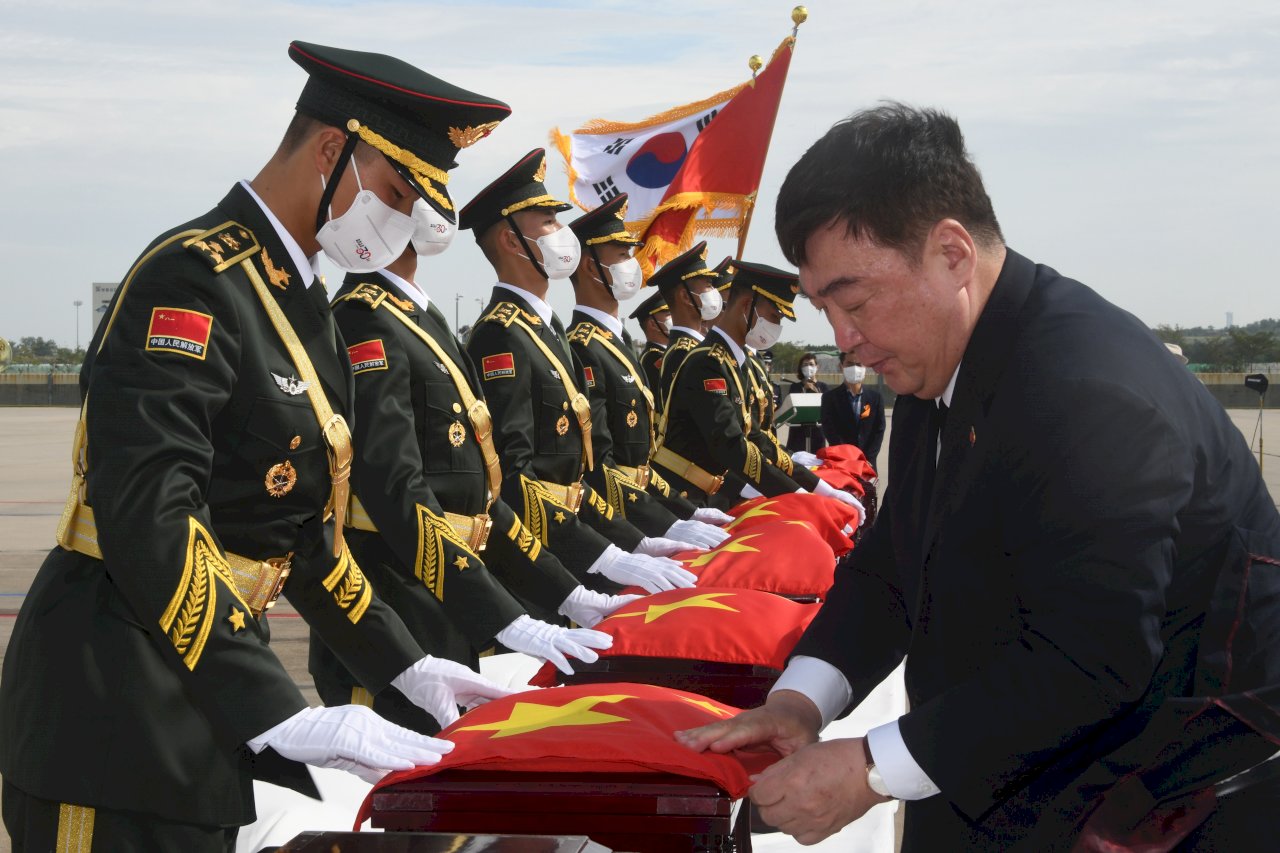 歸還韓戰中國軍人遺體 尹錫悅上台來首次