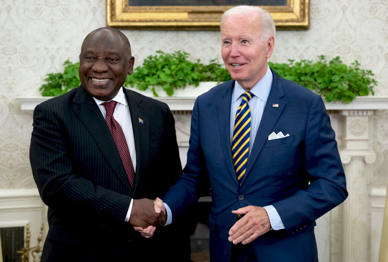 加強非洲連繫 拜登會南非總統談俄羅斯與能源