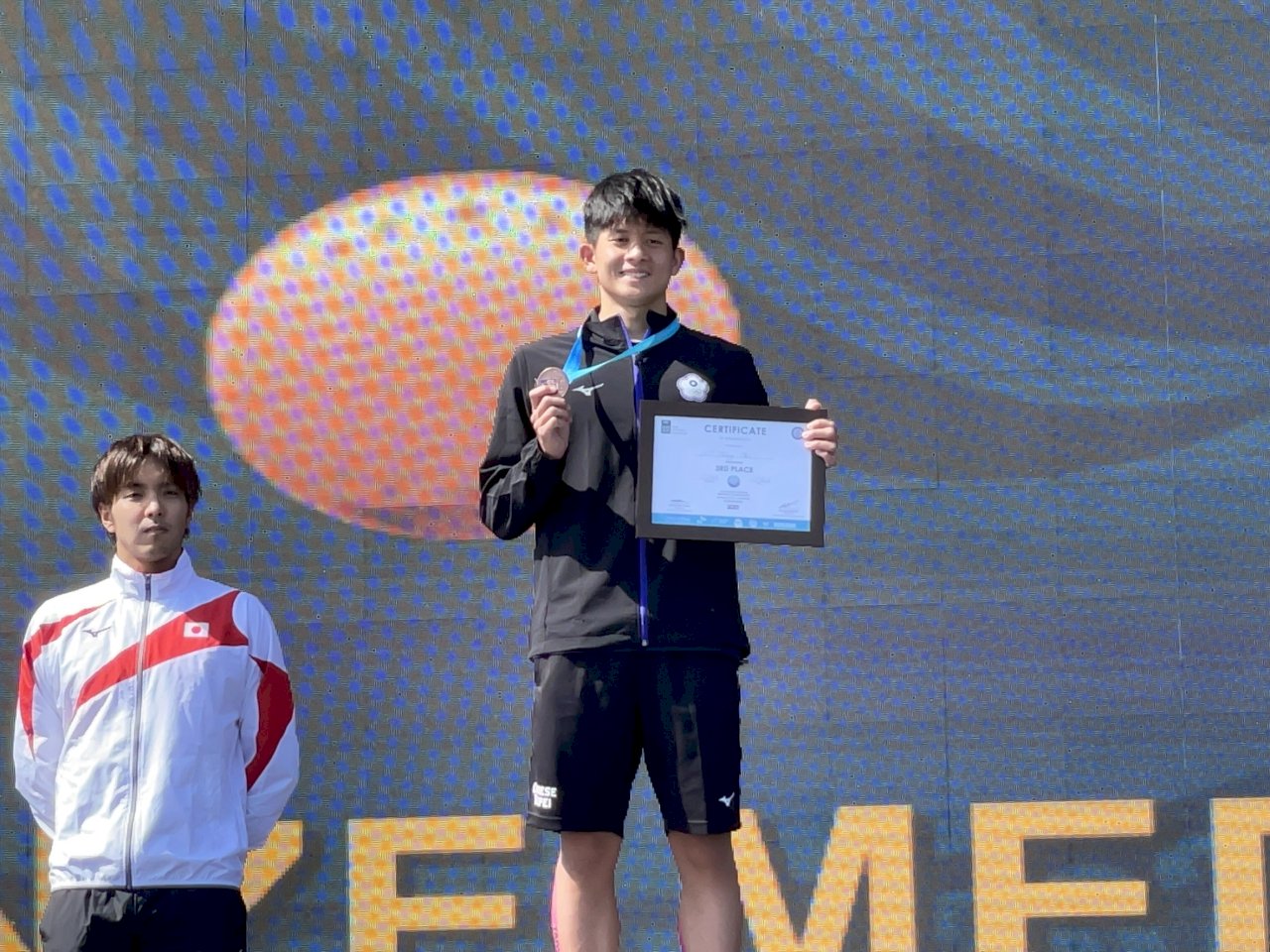 亞洲公開水域泳賽 卓承齊再奪銅牌
