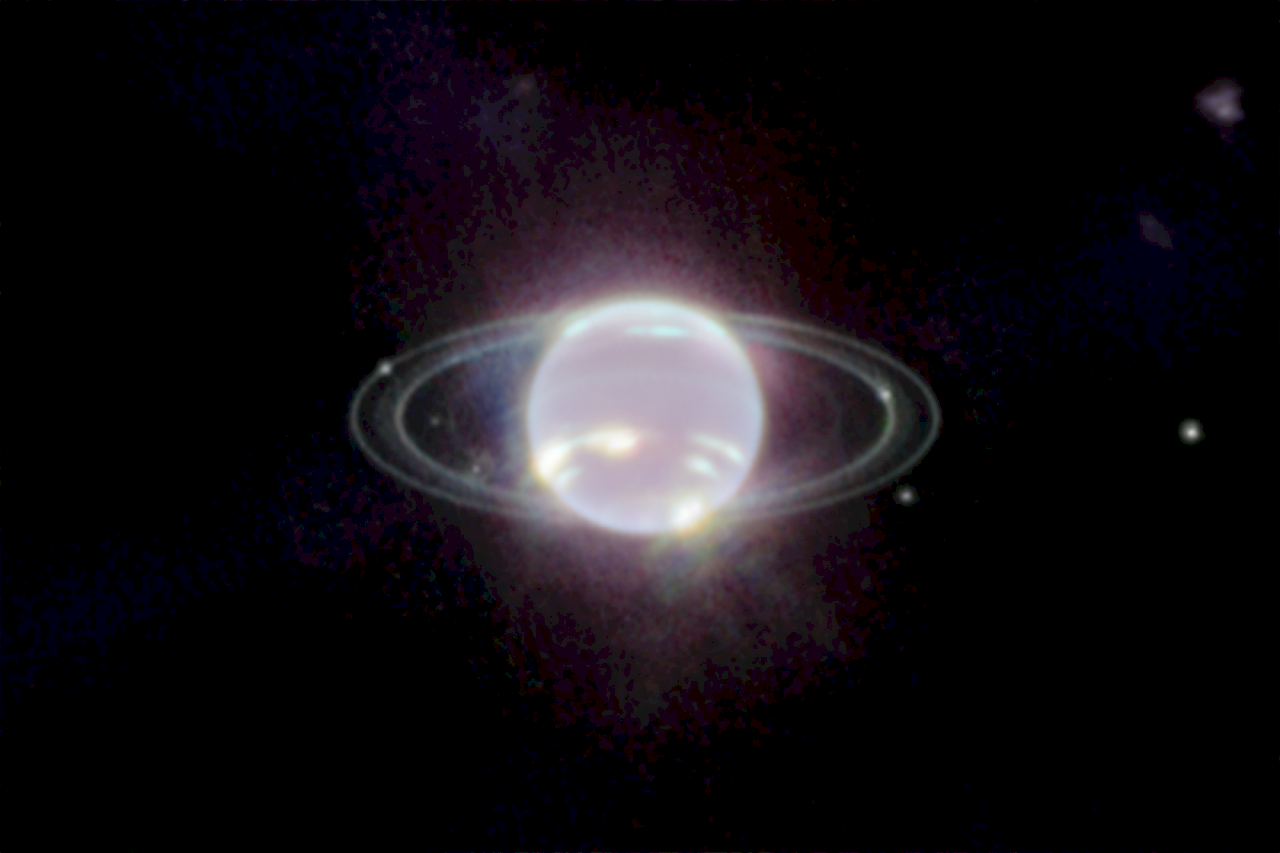 韋伯太空望遠鏡拍到海王星環 30年來最清晰
