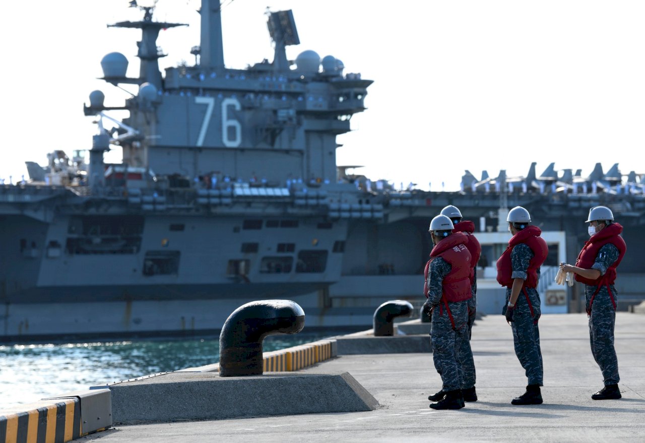展現武力 美國航母雷根號將訪問南韓
