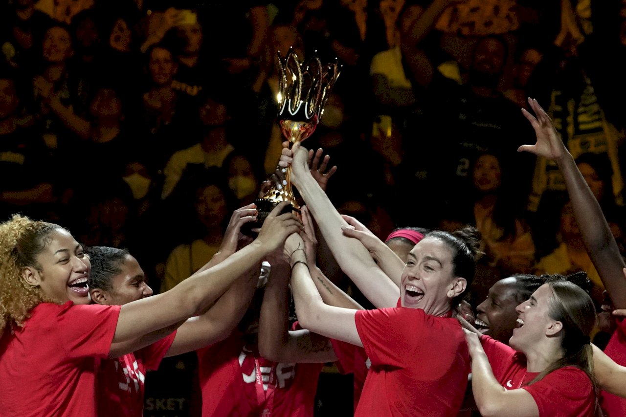 世界盃女籃賽  美國大勝中國奪冠