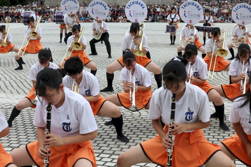 ◎國慶展演外國隊伍與最大陣仗登場，京都橘高校吹奏部震撼演出、600人街舞聯演！