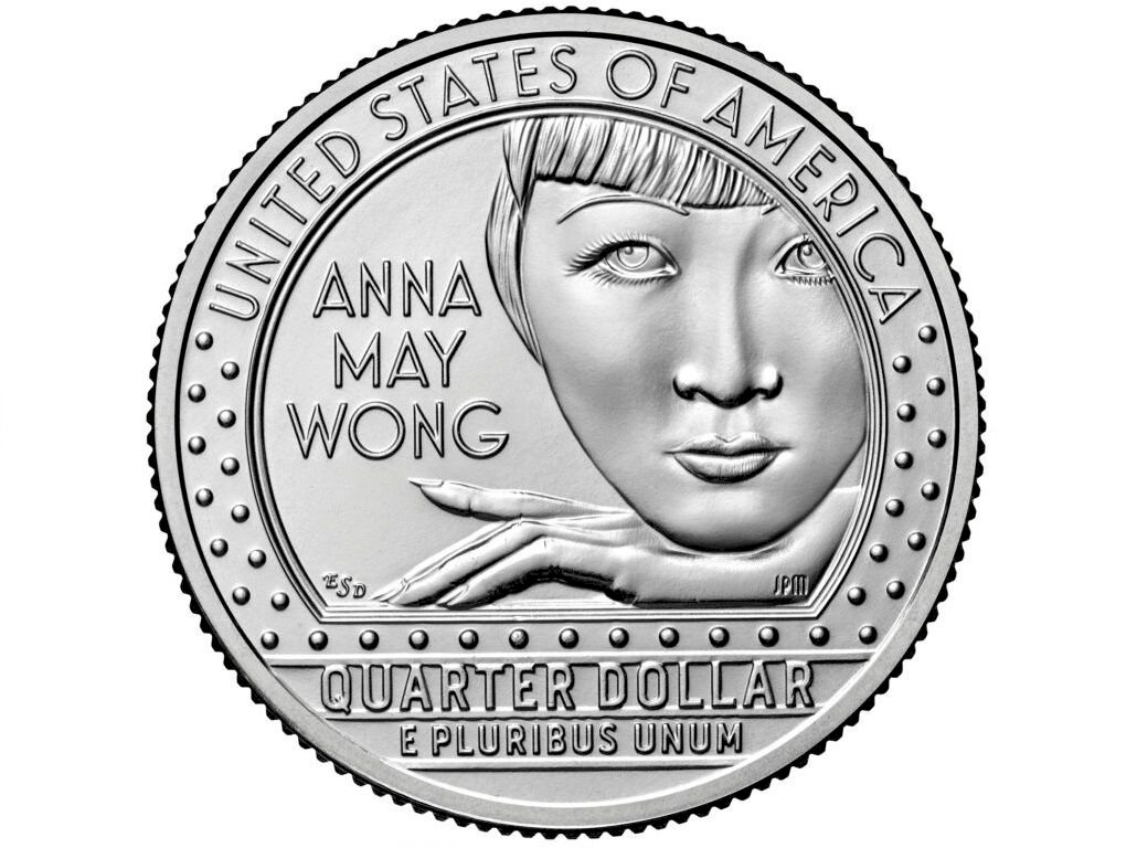 美國錢幣首見亞洲臉孔 紀念華裔女星黃柳霜