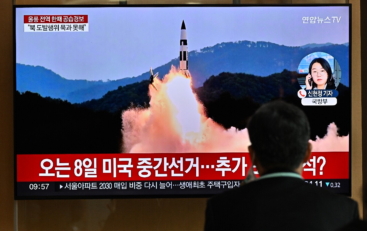 美國期中選舉計票中 北韓發射1枚不明彈道飛彈